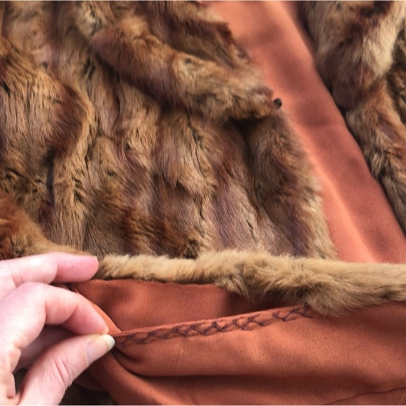 Vintage real fur stole / cape - Picture 4 of 5